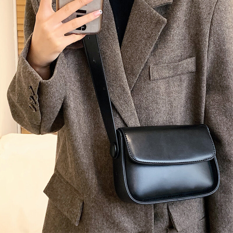Borsa a tracolla da donna di vendita calda Fashion Design borsa quadrata piccola per borse da donna INS borsa a tracolla Vintage in pelle PU
