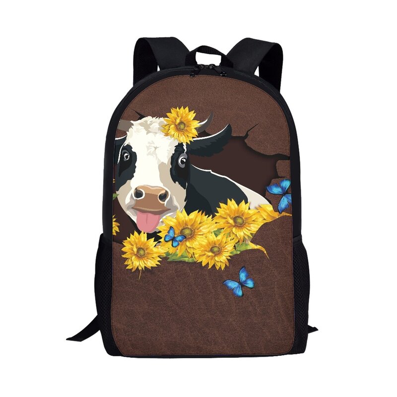 Animal Design School Bags para Adolescente, Sacos de bolso para meninas e meninos, Mochilas casuais para crianças, Book Bag Mochila de armazenamento de viagem, Adolescente Estudante