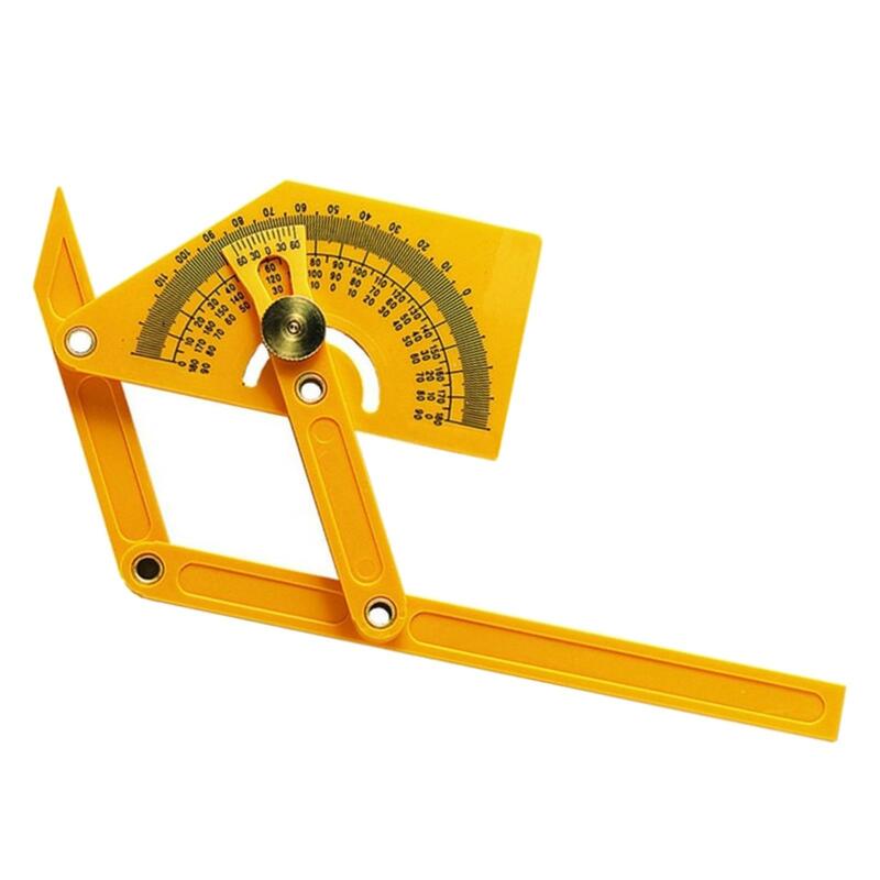 Regla de Ángulo de medición de carpintería, transportador Deformable para carpintero