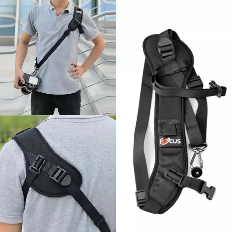 Focus F1 Quick Rapid Camera strap Single Shoulder Sling Black Belt Strap for Canon Nikon DSLR 7D 5D Mark II Accessories