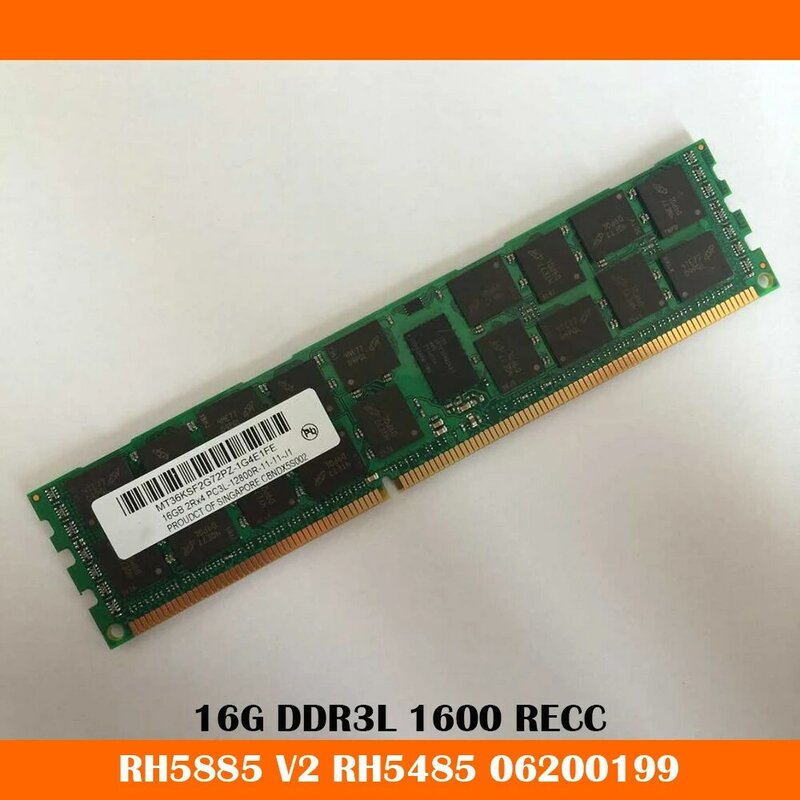 06200199 서버 메모리, RH5885 V2, RH5485, 16G DDR3L 1600 RECC, 16GB RAM, 빠른 배송, 하이 퀄리티 잘 작동, 1 개
