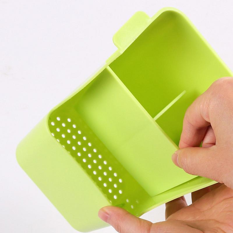 กล่องเก็บของสีเขียวที่เก็บของแกดเจ็ตเก็บสมุนไพรสำหรับห้องครัวถ้วยเก็บความสดวานิลลา