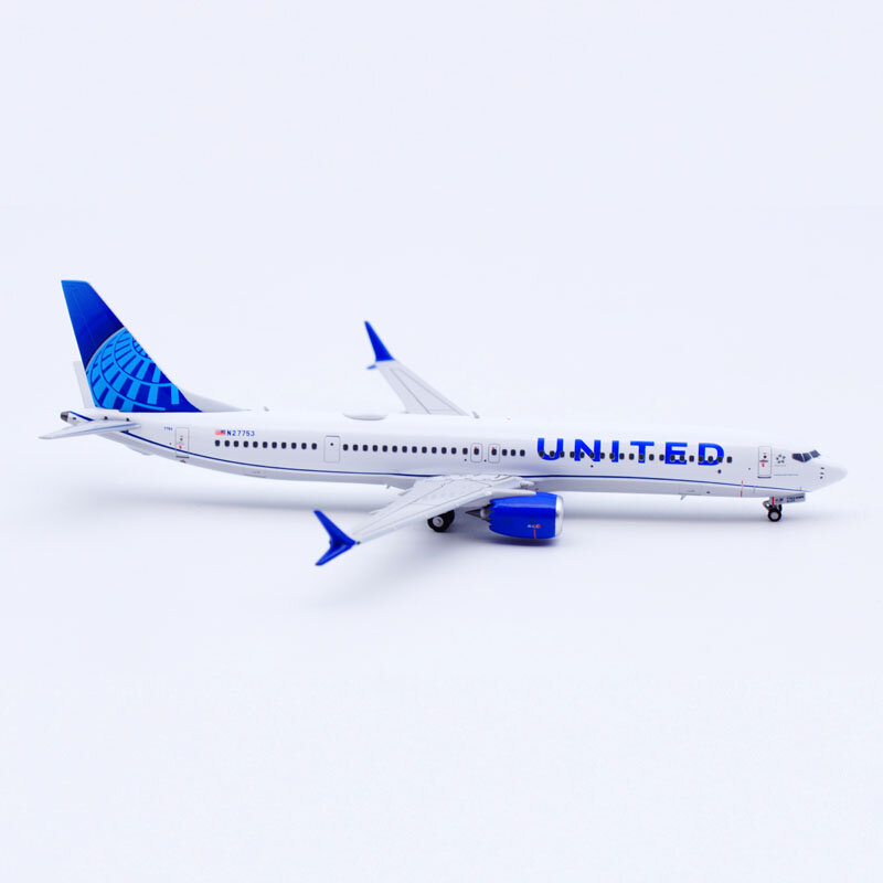 United Airlines Boeing B737 MAX10 Diecast aeronave modelo, presente avião colecionáveis liga, NG modelo 1:400, MAX10, StarAlliance, N27753