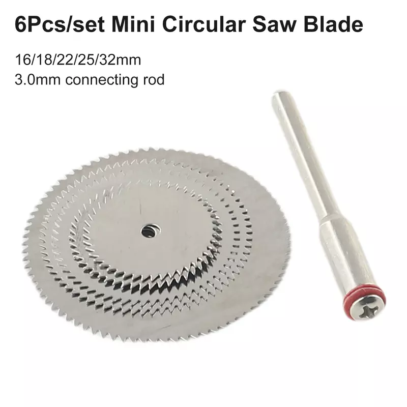 Mini Circular Saw Blade Discs Rotary Tool Power Wood Plastic With Mandrel Electric Grinding Cutting For Dremel Cutter Wheel Set