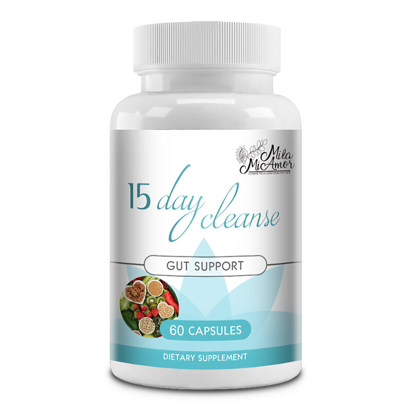 Gut and Colon Support for 15-day Cleanse and Handles ox to SAP Abdominal oto, Bloating, Conitchenand Aid Gut Health
