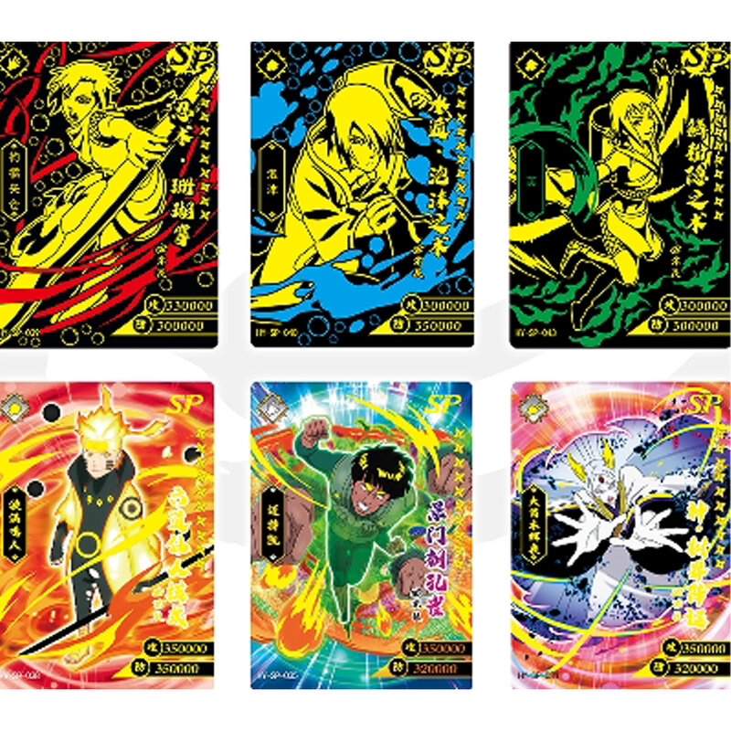 Tarjeta de precio de ganga para niños, tarjeta de colección de Naruto, HY-3-010, Hinata, Sakura, Sasuke, caja de refuerzo, TCG, Anime, Hobby, juguete, regalo