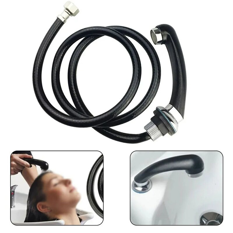 Cabeça de chuveiro flexível longa e mangueira, Salon Grade Shower Nozzle, fácil de operar para cabeleireiros
