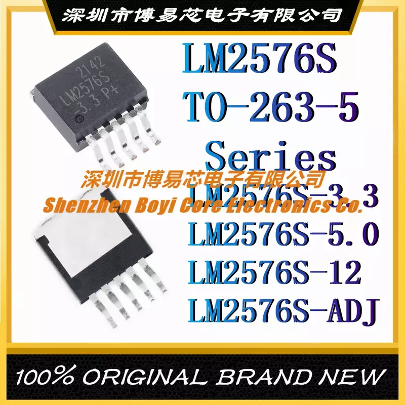 LM2576S-5.0 LM2576S-3.3, LM2576S-12 LM2576S-ADJ Chip Regulator tegangan IC SMD TO-263-5