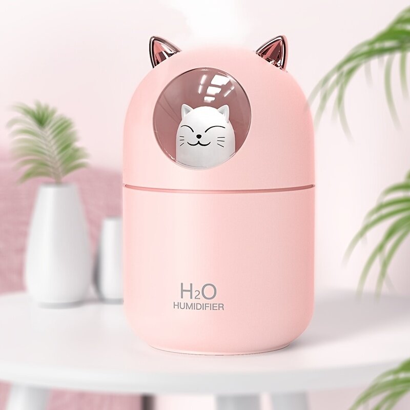 300ml Cute Cat H2o Room Mist Spray diffusore di olio essenziale aromaterapia diffusore d'aria portatile per auto mini umidificatore