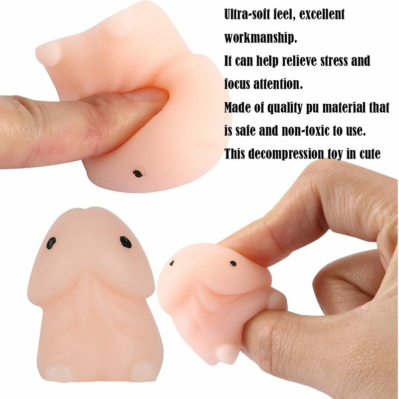 Zabawny kształt penisa powolne powracanie do kształtu PU zabawka dekompresyjna powolny wzrost zabawka antystresowa Relax urządzenie antystresowe ciekawy prezent