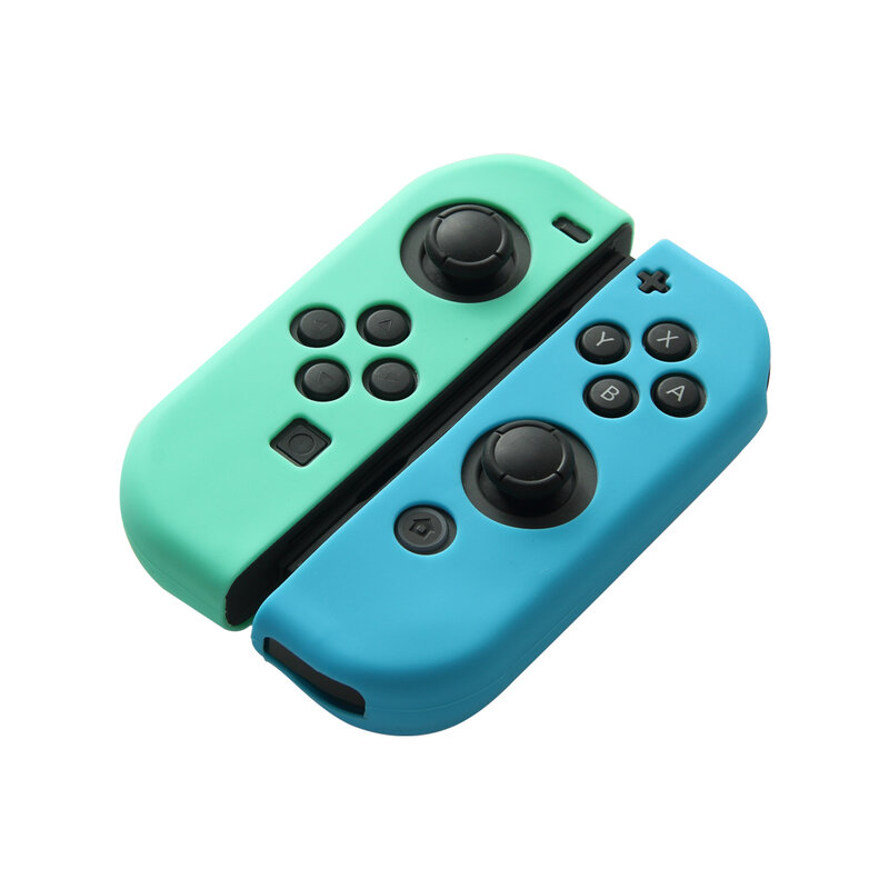 Protector de Gel de goma de silicona suave para mando izquierdo y derecho, funda para mando de consola Nintendo Switch Joy-Con, NS