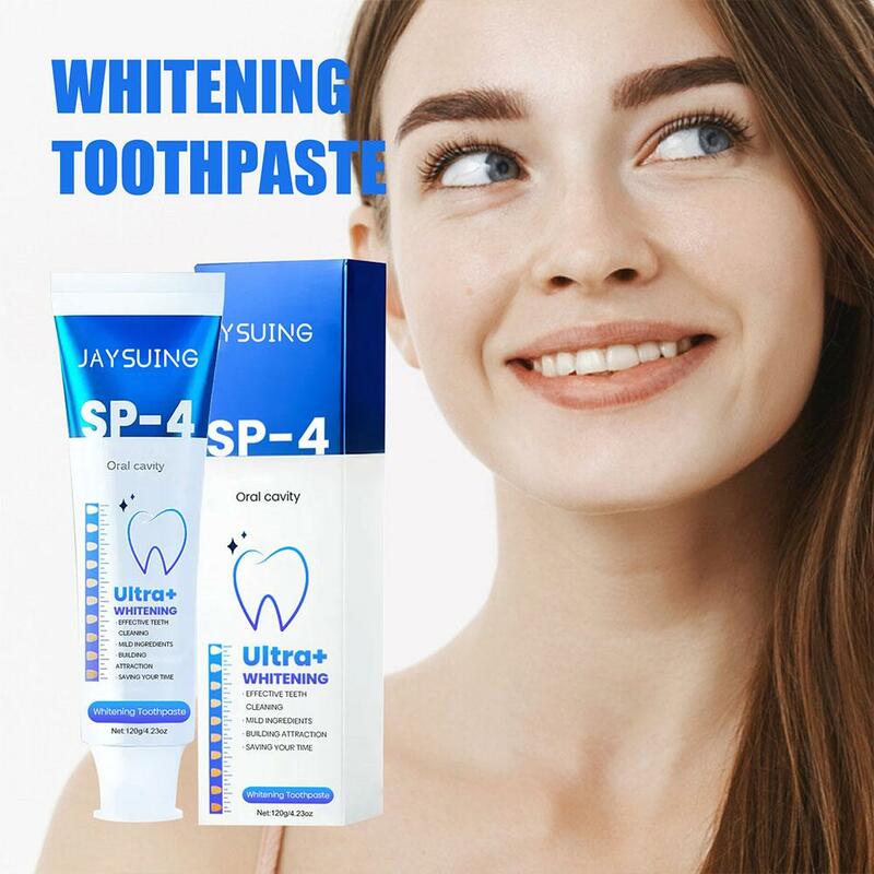 Pasta de dientes blanqueadora probiótica, SP-4 de 120g, protege las encías, respiración fresca, Limpieza de dientes, salud, cuidado bucal