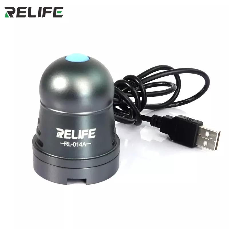 RELIFE RL-014A USB UV lampu Curing portabel, lampu besar perbaikan dengan lem minyak hijau manik, saklar waktu yang dapat disesuaikan