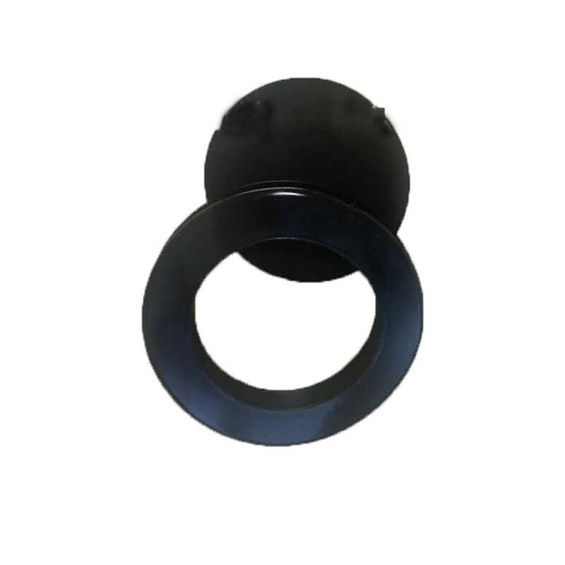 Juego de tapas de anillo, accesorios de toldo de 2 pulgadas, sombrilla negra para Jardín, Exterior, Patio, equipo de sombra de plástico