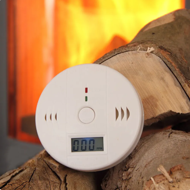Alarma de monóxido de carbono, detección de CO, estufa de carbón doméstica, detección de hollín de panal, alarma LED