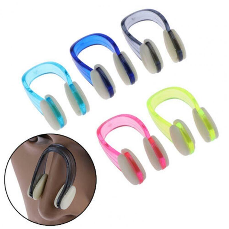 Useful Nose Clip With Storage Box Anti-choking Water No Deformation Swim Nose Clip With Waterproof Pad