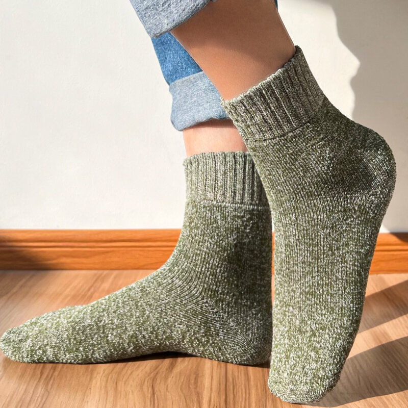 5 paia di calzini termici addensati di alta qualità contro il freddo tenere al caldo In inverno calzini da uomo Harajuku calzini Casual antigelo