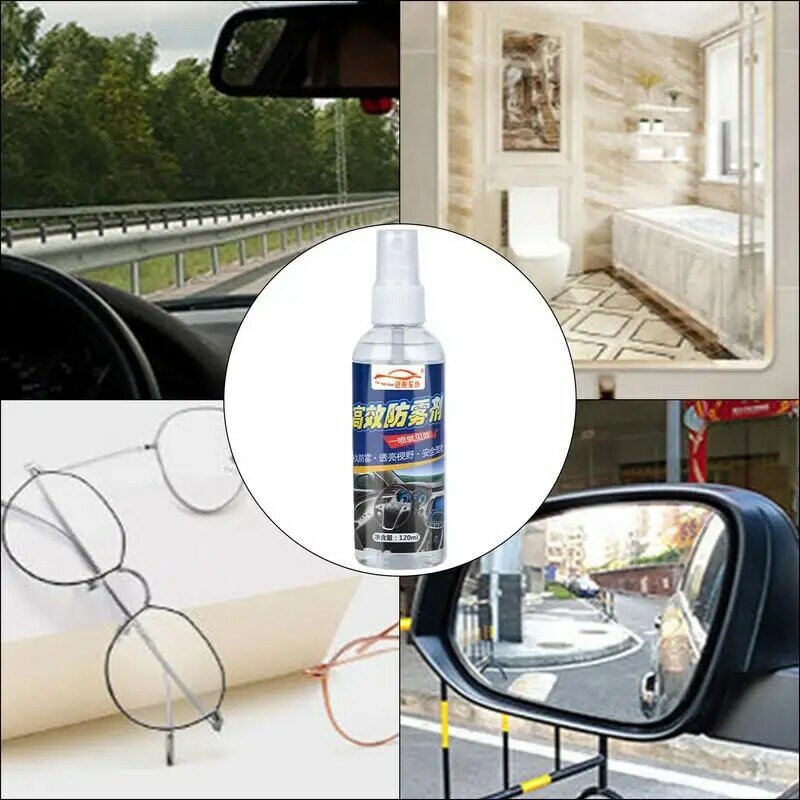 Противотуманный спрей для лобового стекла автомобиля, защита от воды, боковое зеркало, противотуманный спрей, эффективный противотуманный спрей