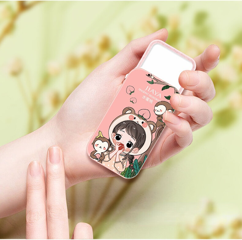 Women's Solid Balm Portable Pocket Solid Perfume Cute Light Fragrance Mild Fragrance Long Lasting Deodorant Body Antiperspirant