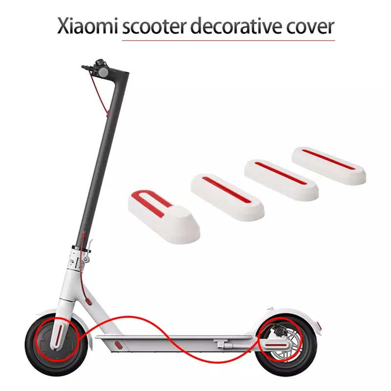 Front Rear Wheel Tyre Cover Hub Protective Shell Case Sticker for Xiaomi Mijia M365 Scooter Skateboard Electric Scooter Stickers