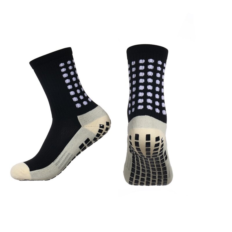 ถุงเท้าฟุตบอลกันลื่นสำหรับผู้ชายถุงเท้าเล่นกีฬาบาสเก็ตบอลเทนนิสกลางแจ้ง