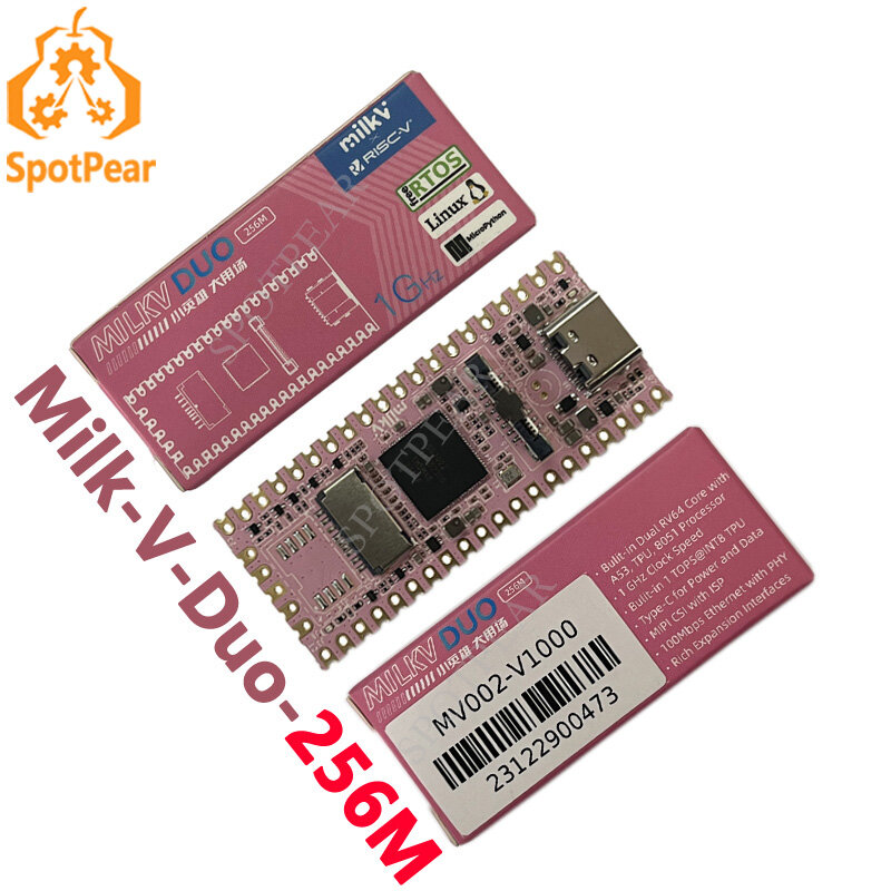 Milk-V Duo 256 256M 256MB SG2002 RISC V Linux Board【 distribusi agensi level pertama 】