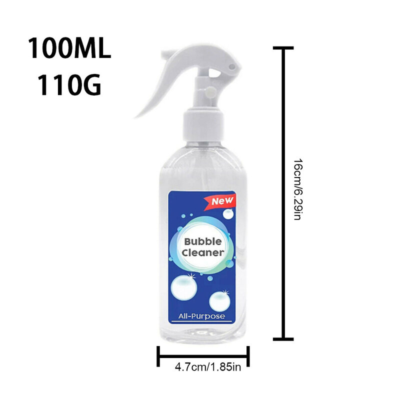 Kitchen Grease Cleaner Bubble Cleaner Multifunctional Foam Cleaner Rust Remove Household Cleaning Tool Bubble Spray