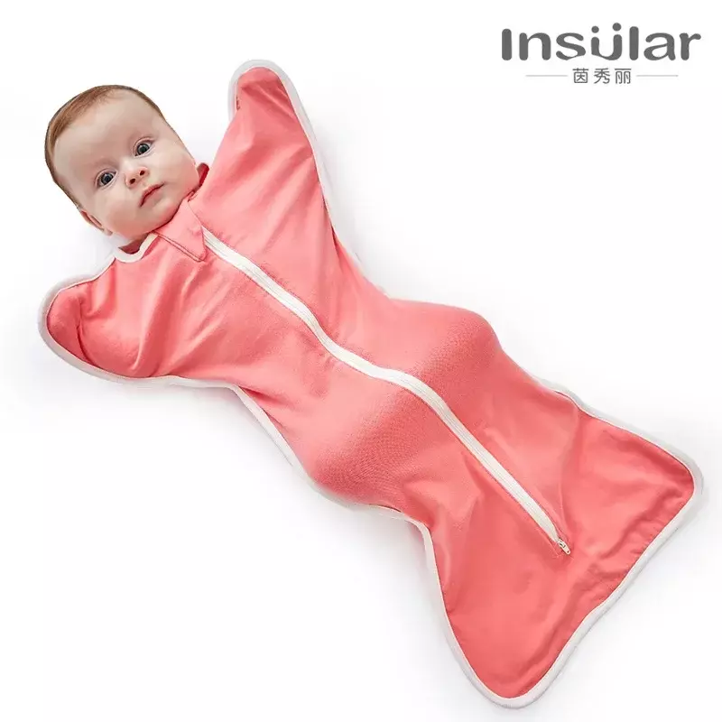 Nowe bawełniane śpiwór dla dziecka wiosenne jesienne pieluszki na suwak koc dla noworodka owijane śpiwaki pościel dla dzieci pieluszki