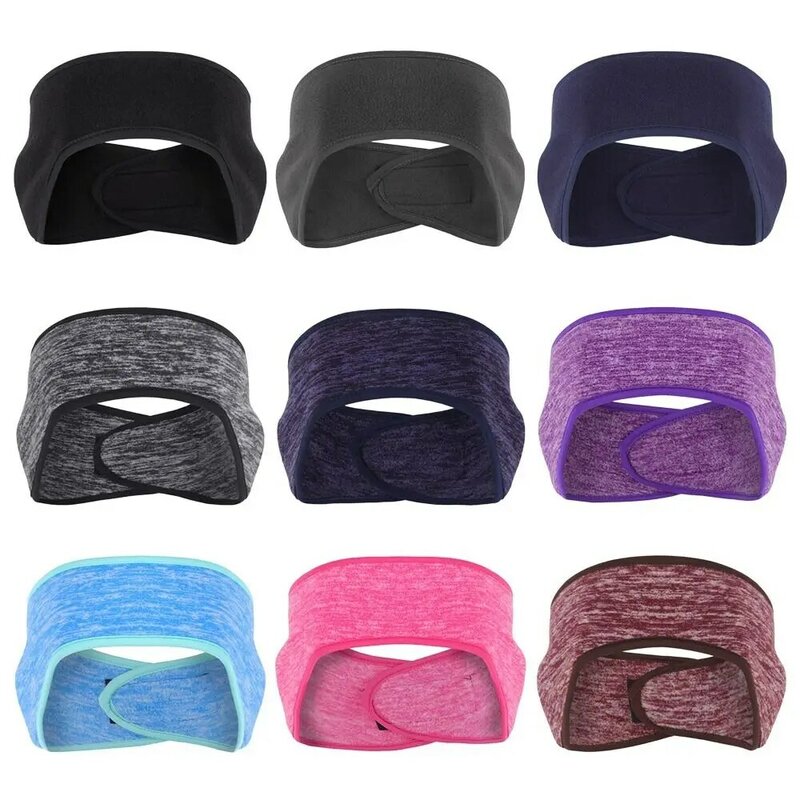 1Pcs Headscarf Hair Sweat Adjustable Women Girls Ear Warmer Winter Sweatband Ear Muffs Headband Running Headband