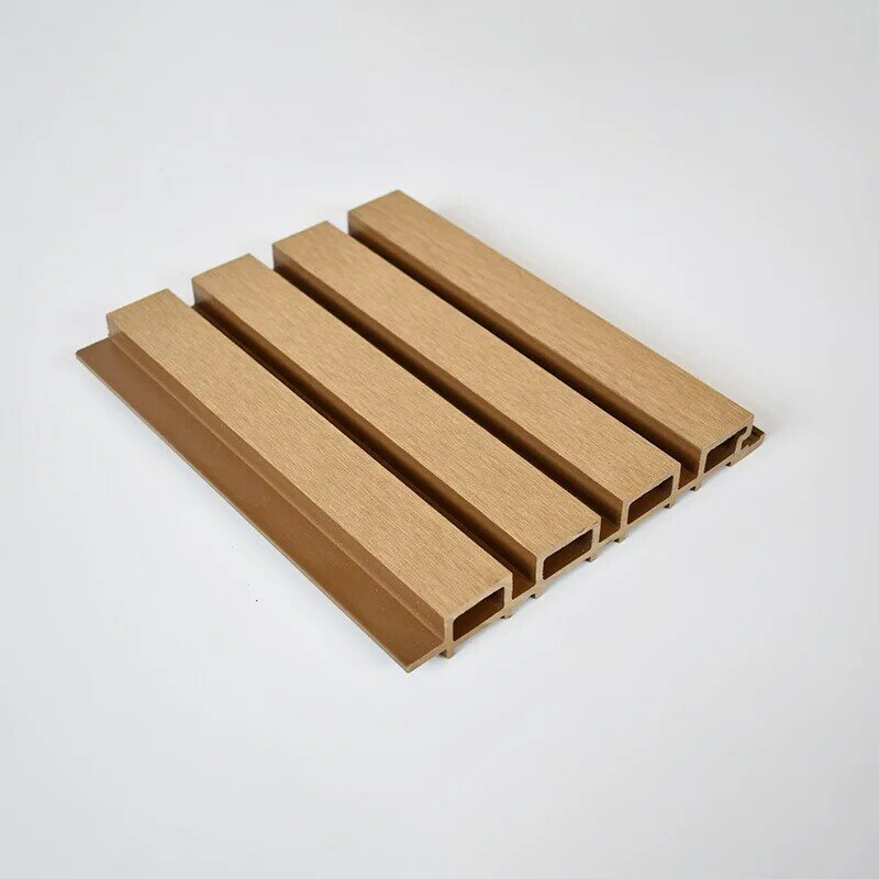 Panel de pared de fibra de madera para el hogar, Panel de pared WPC impermeable para exteriores, fábrica China