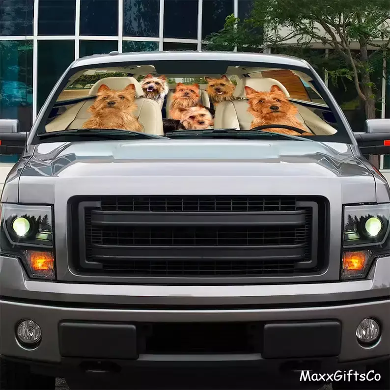 Australian Terrier Car Sun Shade, Cães pára-brisa, Família Auto Pára-sol, Cães Acessórios do carro, Irish Terrier Lovers Presentes