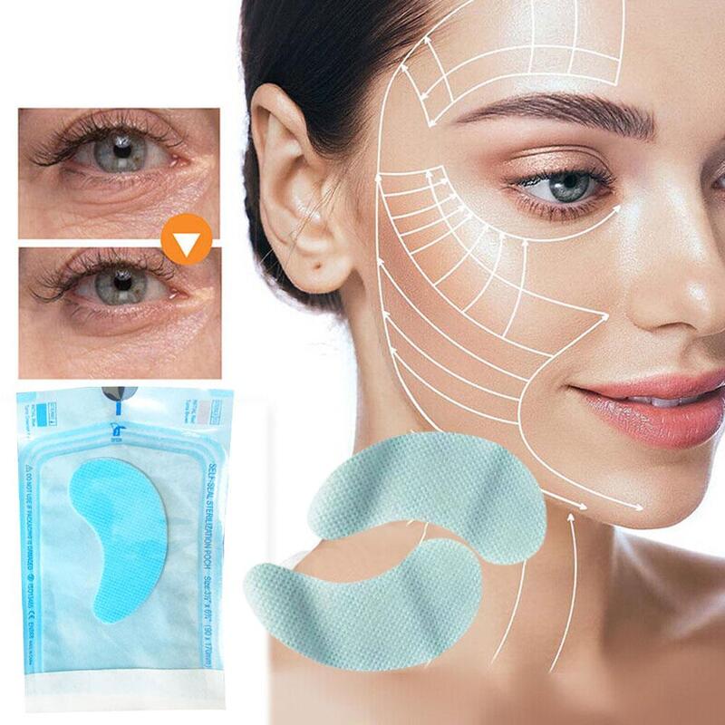 Kolagen meduzy przepaska na oko elastyczny nawilżająca maska na oczy produkt do delikatnego nawilżacza oczu, pielęgnacja oczu poprawić suchość skóry V1A3