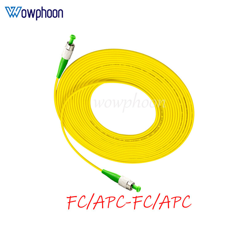 1M SC APC UPC FC APC kabel Patch serat optik 3.0mm PVC G652D Fiber Jumper Simplex SM FTTH kabel optik Fiber optika disesuaikan