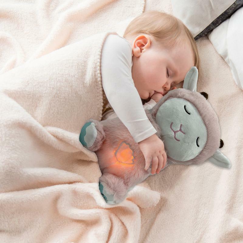 Musical Plush Toy Musical Stuffed Lamb Doll Singing Plush Toys With Soothing Music For Kid's Room Bedside Tables And Nightstands