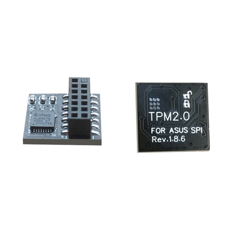 Moduł bezpieczeństwa szyfrowania 2.0 TPM 14 Pin SPI dla płyty głównej ASUS