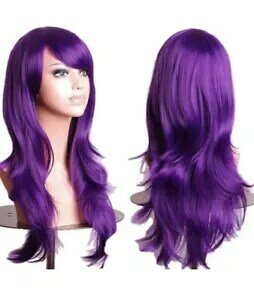 Cosplay Daily Women Full Wig Long Straight Hair Synthetic Heat Resistant 28”