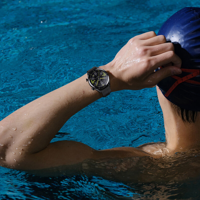 Gelang olahraga 22mm untuk jam tangan pintar Huawei, tali pengganti silikon jam tangan pintar 22mm untuk jam tangan Huawei 4 /4Pro /GT3Pro 46mm /Mi warna/garminaktif