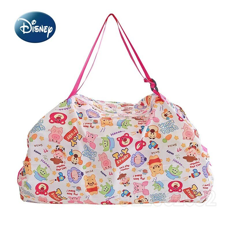 Disney-Sac de voyage portable pour femme, sac à main de grande capacité, sac de rangement multifonctionnel, ourson et ours, nouvelle mode