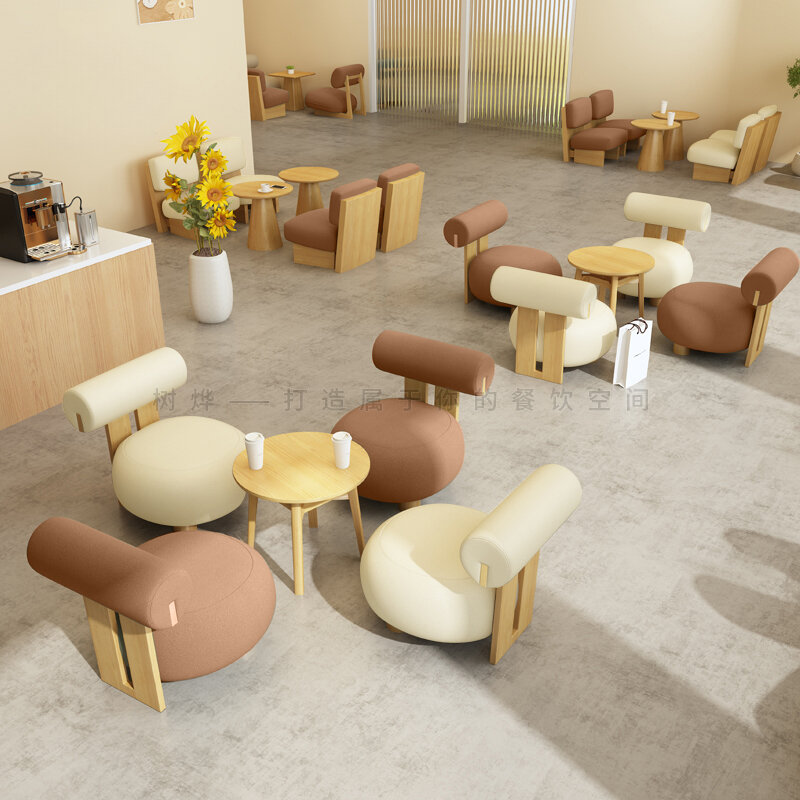 โต๊ะกาแฟทรงกลมสไตล์มินิมอลโมเดิร์นโมเดิร์น, ห้องนั่งเล่นโต๊ะกาแฟวินเทจหรูหรา huismeubilair Nordic เฟอร์นิเจอร์