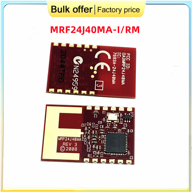 MRF24J40MA-I/rm ZigBee-Module-802.15.4 2,4 GHz ieee 802.15.4 Transceiver-Modul