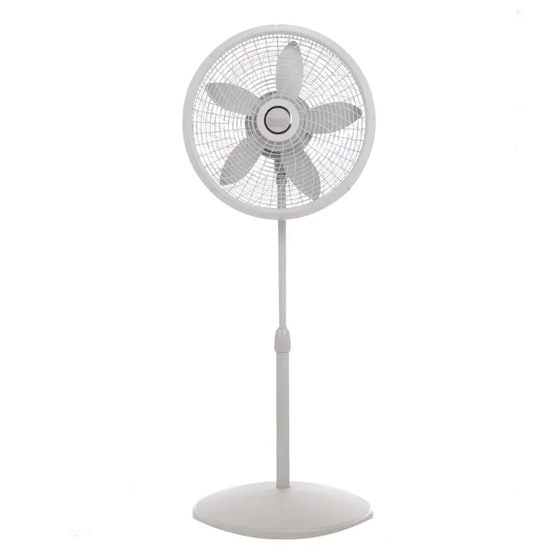Ajustável Cyclone Pedestal Fan, cinza, 3 velocidades, S18902, 18"