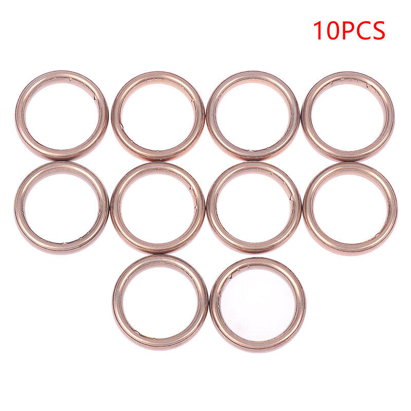 10pcs/set Muffler Exhaust Gasket For Motorcycle GY6 70cc 100cc 110cc 125cc 150cc Scooter Bike ATV Moped Accessories