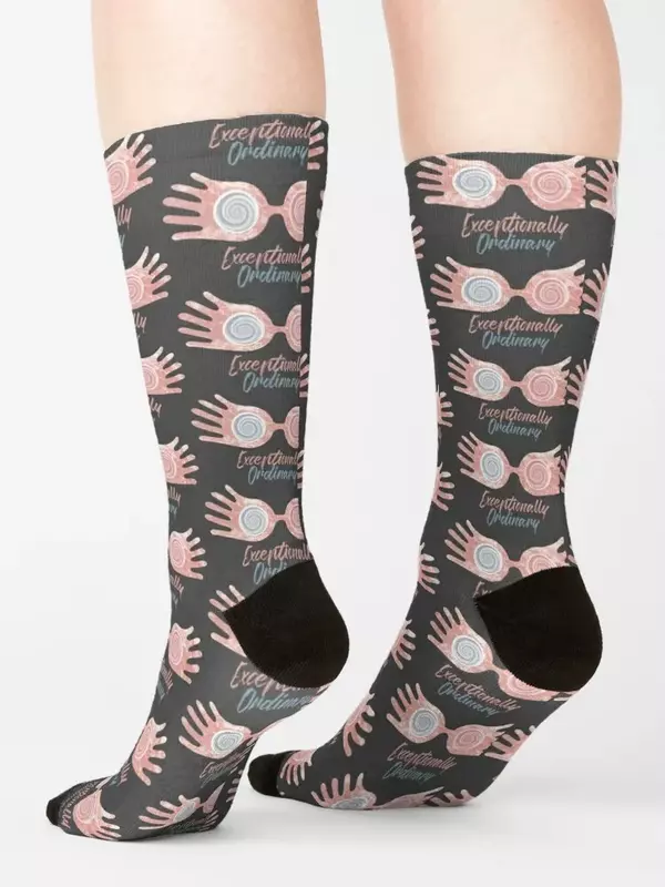 Luna Lovegood-Meias coloridas comuns para homens e mulheres, meias comuns, muitas meias