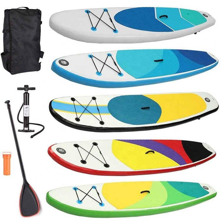 Wholesale big surfboard inflatable windsurfer stand up paddle board