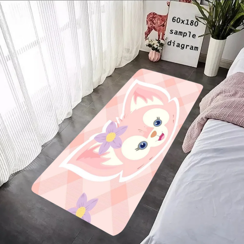 Напольный коврик L-LinaBell с графическим принтом для ванной комнаты, кухни, Декор для дома