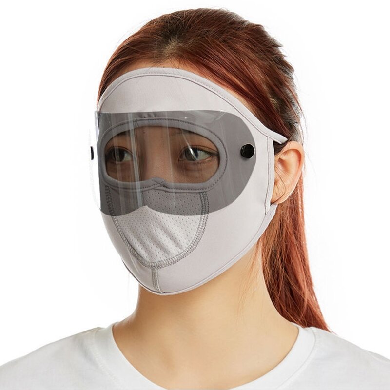 Ice Silk Face Mask UV for Sun for Protection Dust-proof Eye for Protection with