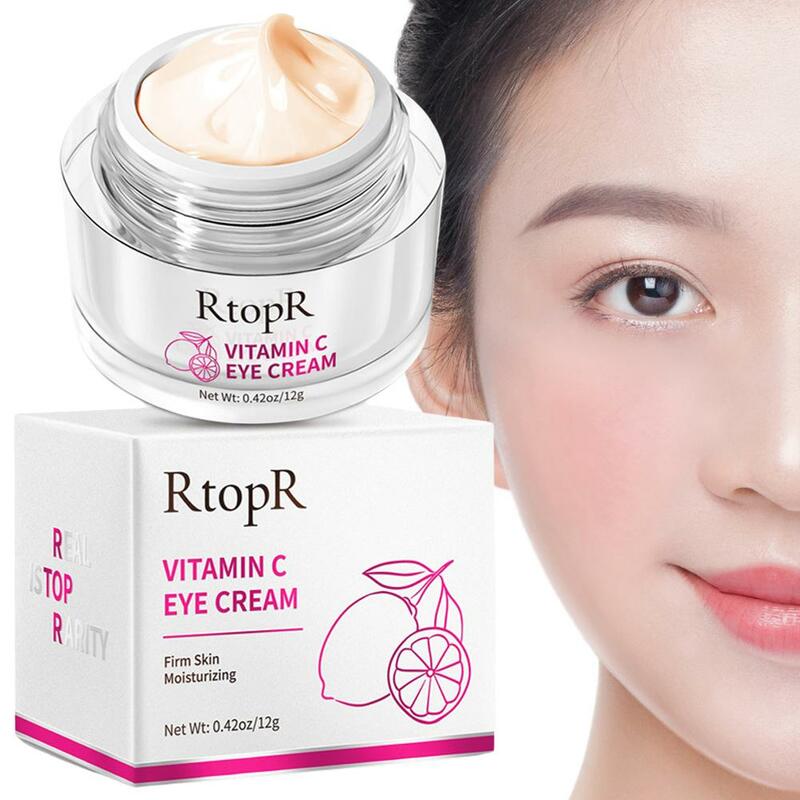 RtoBR vitamina C Eye Cream, Reduz círculos escuros, ilumina, hidrata, Profundo, Hidrata, Cuidados com a pele, D3B2