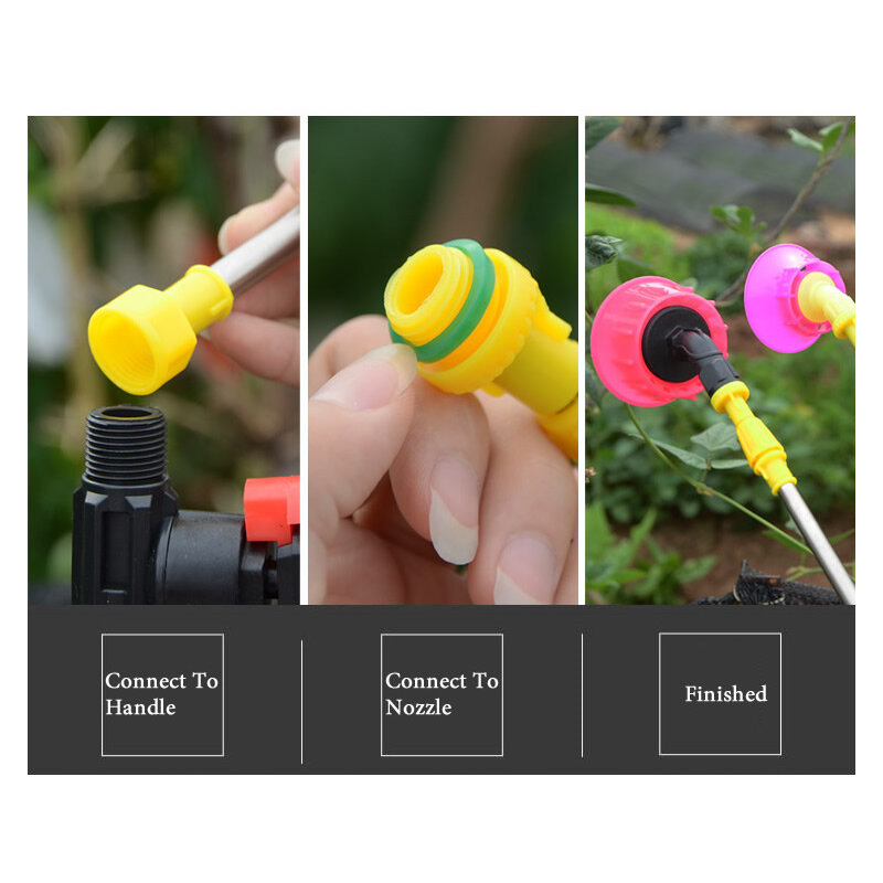 Retrátil Mão Pressão Pulverizador Rod, Outdoor Garden Pesticide Spray, Fruit Tree Rega Pode Acessórios, 0.45-0.8m