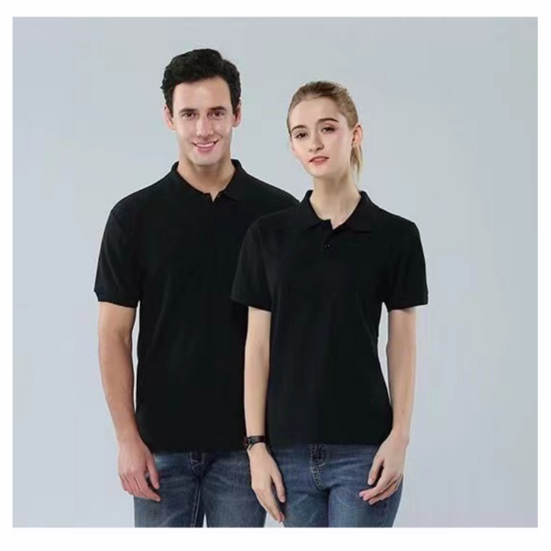 女性用半袖コットンポロシャツ,サマーボタントップ,用途の広いシャツ,高品質,14色