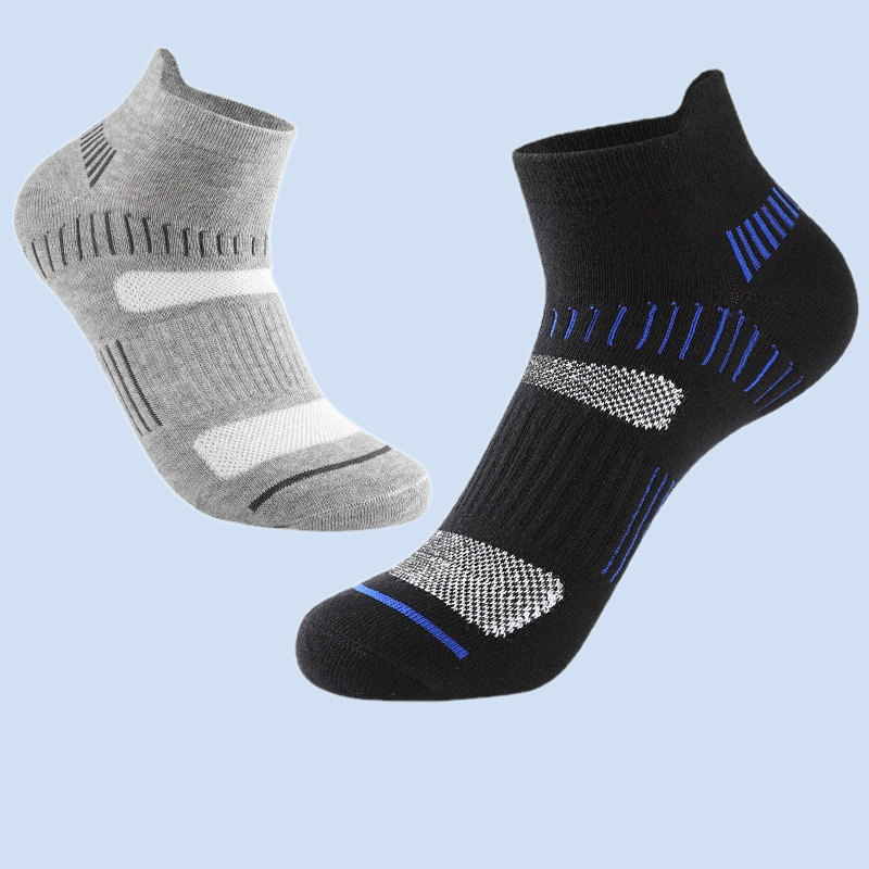 Chaussettes de sport basses en coton pour hommes, absorbant la transpiration et anti-odeur, bouche peu profonde, chaussettes courtes quatre saisons, 5 paires